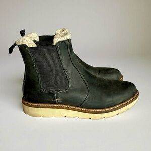 Women's Black Winter Chelsea Boots